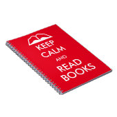 Houd rustig en lees boeken notitieboek (Rechterzijde)