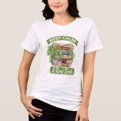 Houd rustig en lees een boek Tri-Blend shirt (Voorkant)