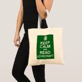 Houd rustig en lees Lovecraft-boekzak Tote Bag (Voorkant (product))