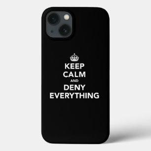 Houd rustig en ontken alles Case-Mate iPhone case