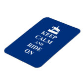 Houd rustig en rijd op (blauw) magneet (Linkerzijde)