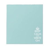 Houd rustig en schrijf op notitieblokken | papier (Voorkant)