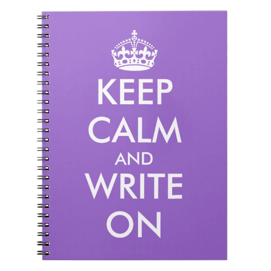 Houd rustig en schrijf op notitieboek |  (Voorkant)