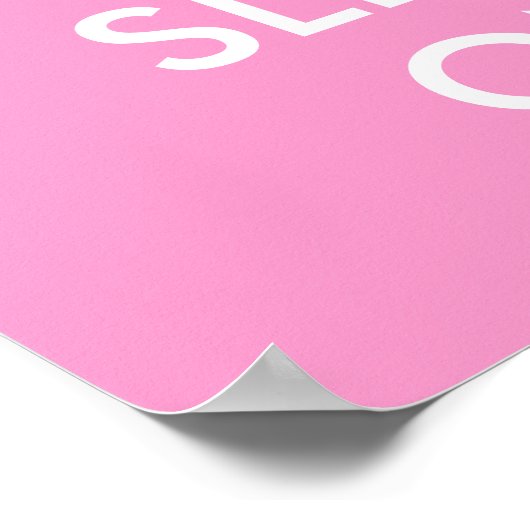 Houd rustig en slaap goed | poster van de kinderka (Hoek)