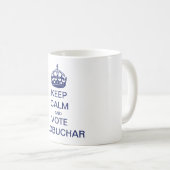 Houd rustig en stem Klobuchar Koffiemok (Voorkant rechts)