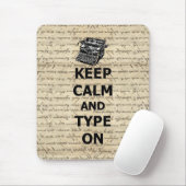 Houd rustig en typ op muismat (Met muis)