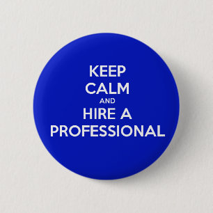 Houd rustig en verhuil een professional ronde button 5,7 cm