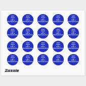 Houd rustig en verhuil een professional ronde sticker (Vel)