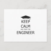 Houd rustig en vertrouw op de technicus briefkaart (Voorkant)