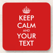 Houd rustig onderzetter |  sjabloon (Voorkant)