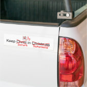 Houd Saturnus in Saturnalia Bumpersticker (Op Truck)