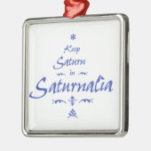 Houd Saturnus in Saturnalia Metalen Ornament (Links)