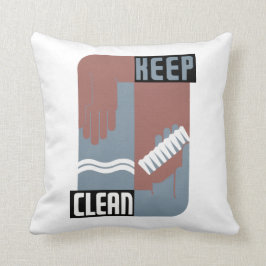 Houd schoon kussen
