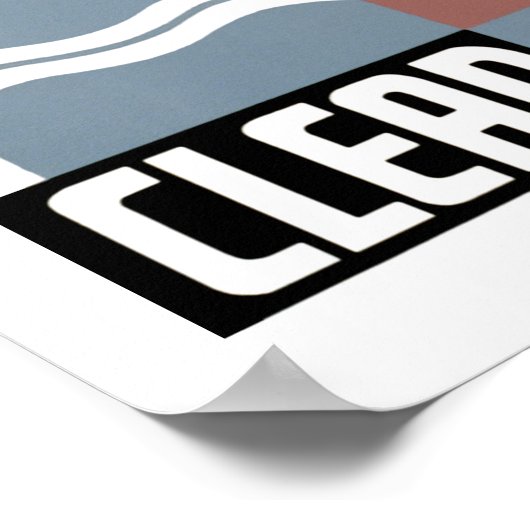 Houd schoon poster (Hoek)