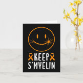 Houd Smyeline Multiple Sclerose Awareness Kaart (Gele Bloem)