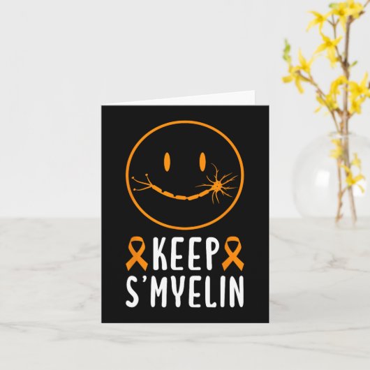 Houd Smyeline Multiple Sclerose Awareness Kaart (Gele Bloem)