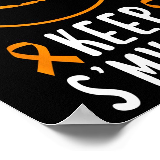 Houd Smyeline Multiple Sclerose Awareness Poster (Hoek)