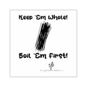 Houd Spaghetti Whole en Boil First Rubberstempel (Afrduk)