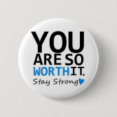 Houd sterke knop ronde button 5,7 cm (Voorkant)