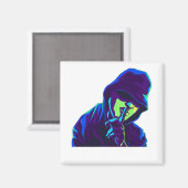 Houd stil | Stilte alstublieft | Shhh... Grafisch  Magneet (Voorkant / Achterkant)