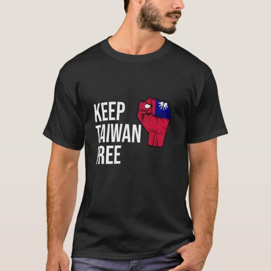 Houd Taiwan vrij T-shirt (Voorkant)