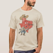 Houd Texas Red Austin Dallas Houston San Antonio T-shirt (Voorkant)
