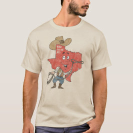 Houd Texas Red Austin Dallas Houston San Antonio T-shirt