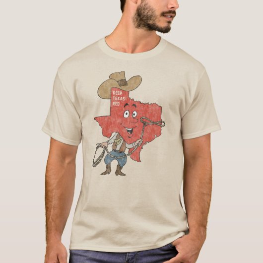 Houd Texas Red Austin Dallas Houston San Antonio T-shirt (Voorkant)