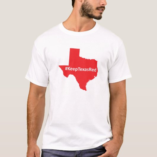 Houd Texas Red Mannen Shirt (Voorkant)