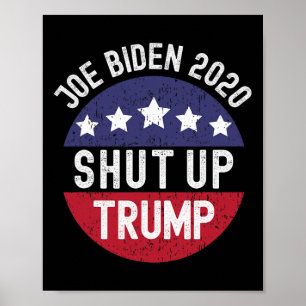 Houd Trump Presidentieel Debat Pro Joe Biden de mo Poster