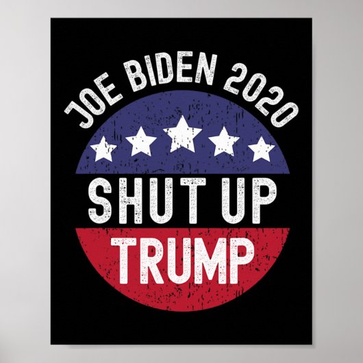 Houd Trump Presidentieel Debat Pro Joe Biden de mo Poster (Voorkant)