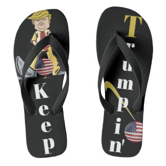 Houd Trumpin. Teenslippers