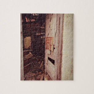 Houd uit, Verlaten de Portier van de Bouw Legpuzzel