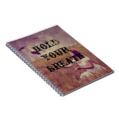 Houd uw adem vast notitieboek (Rechterzijde)