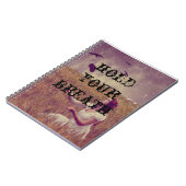 Houd uw adem vast notitieboek (Linkerzijde)