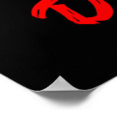 Houd uw afstand poster (Hoek)