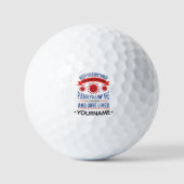 Houd Uw Afstand volgen de regels Golfballen (Voorkant)