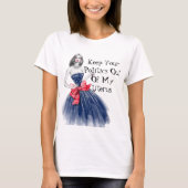 Houd uw beleid uit mijn baarmoeder t-shirt (Voorkant)