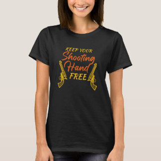 Houd uw handheld gratis t-shirt
