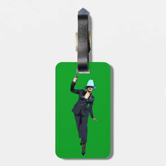 Houd uw hart drie stapels vol bagagelabel (Achterkant verticaal)