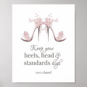 "Houd uw helften, hoofd en standaarden hoog" Poste Poster (Voorkant)