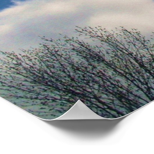 HOUD UW HOOFD AAN HET poster VAN DE SKY (Hoek)