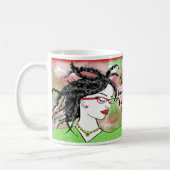 Houd uw hoofd altijd omhoog koffiemok (Links)