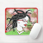 Houd uw hoofd altijd omhoog muismat (Met muis)