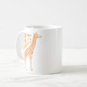 Houd uw hoofd omhoog Giraffe | Koffie-Mok Koffiemok (Voorkant links)