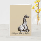 Houd uw hoofd omhoog hoog - de kaart van (Gele Bloem)