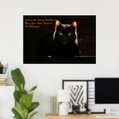 Houd uw huisdieren binnen poster (Thuiskantoor)