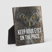 Houd uw ogen op de prijs - dierlijk Motivatie Fotoplaat (Voorkant)