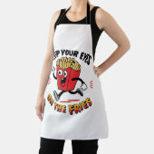 Houd uw ogen op de vingers schort (Insitu)