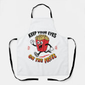 Houd uw ogen op de vingers schort (Voorkant)